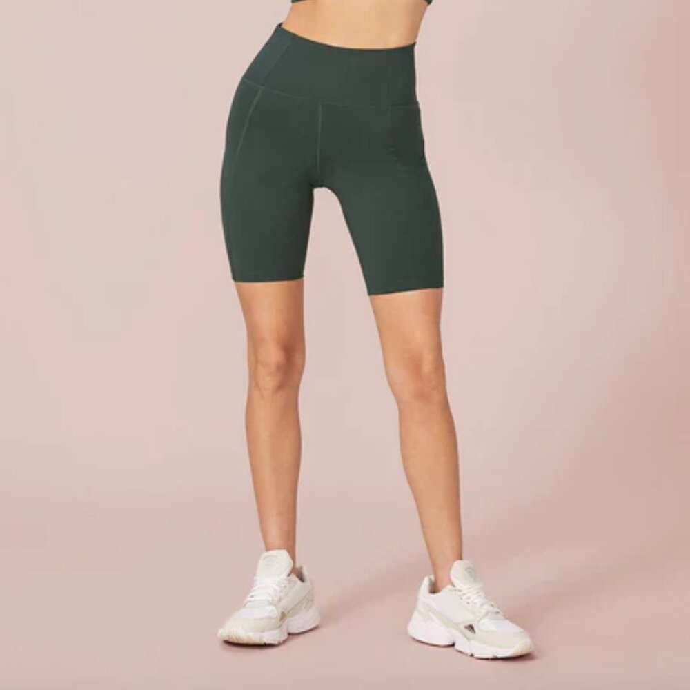 Girlfriend Collective Moss High Rise Bike Short - Medium